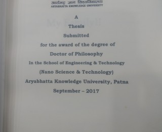 Ph.D. Guided-Sanjay